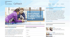 Desktop Screenshot of calteach.universityofcalifornia.edu