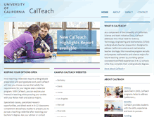 Tablet Screenshot of calteach.universityofcalifornia.edu