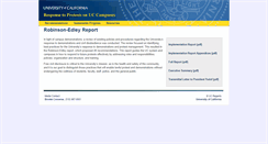 Desktop Screenshot of campusprotestreport.universityofcalifornia.edu