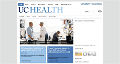 Desktop Screenshot of health.universityofcalifornia.edu