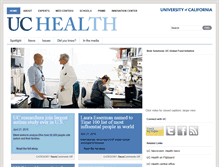 Tablet Screenshot of health.universityofcalifornia.edu