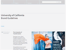 Tablet Screenshot of brand.universityofcalifornia.edu